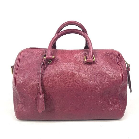 LOUIS VUITTON M40755 MonogramEmpreinte Speedy-Bandouliere30 Shoulder Bag - Picture 2 of 16